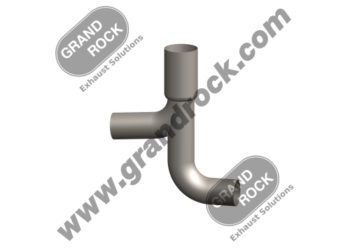 5"2-BEND OD/4"OD/4"OD Y-PIPE ALZ