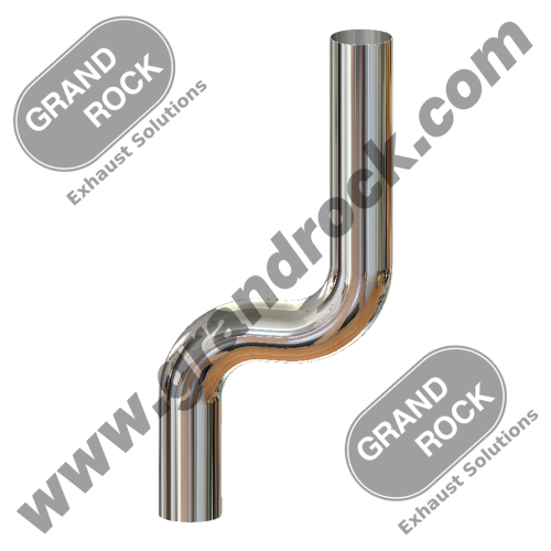 STACK DUMP,5"2-BEND OD/OD CHR