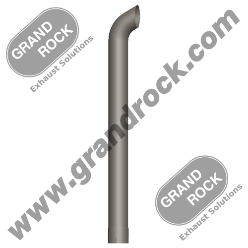 STACK CURVED,4"X48,ID INLET ALZ