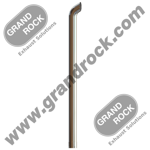 STACK CURVED,4"X72,ID,CHROME