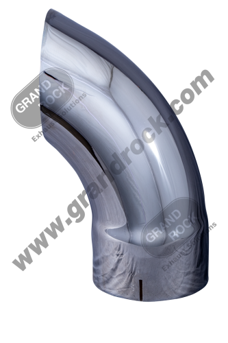 STACK CURVED,5"X12,ID CHROME