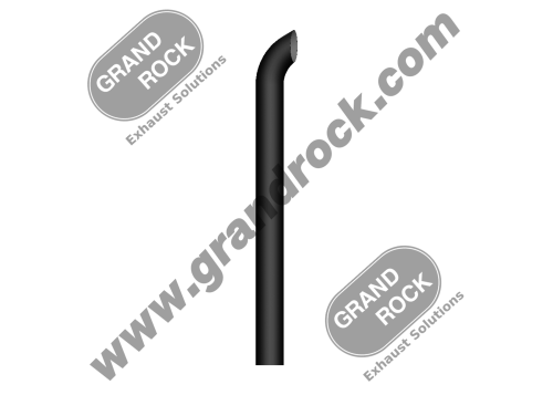 5" X 60" CURVED STACK, OD BLACK