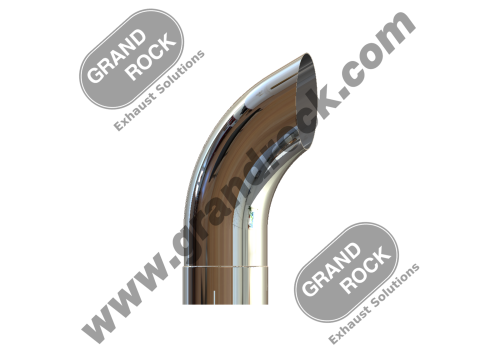 6" X 18" CURVED TOP ID CHROME