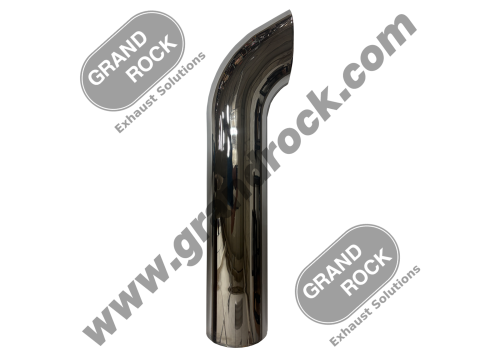 7" X 36" CURVED, OD, CHROME