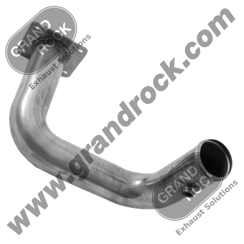 2.5" 2-BEND W/FLANGE CLNT TUBE; 304SS