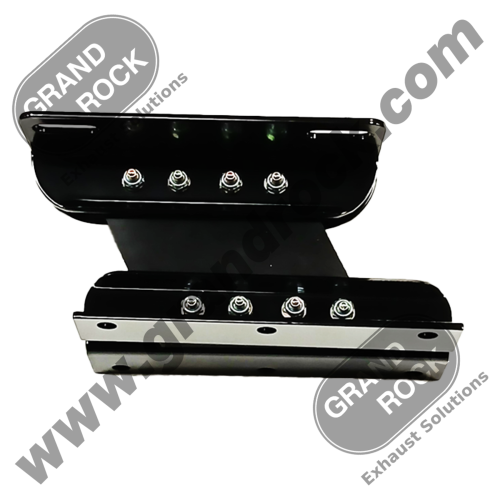 EXHAUST CAB MOUNT BRACKET, ALUM, BLACK FINISH