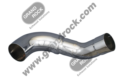 6"2-BEND OD/R5"ID PIPE LEFT CHR