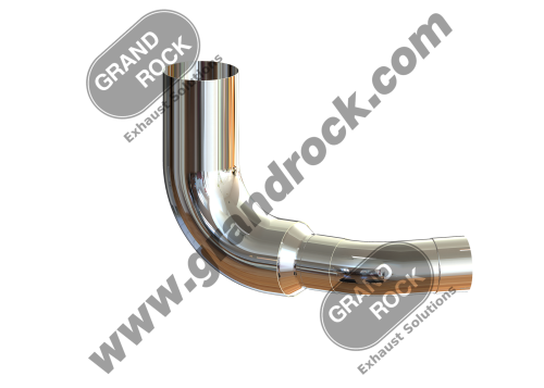 7"2-BEND OD/R5"ID PIPE LEFT CHR