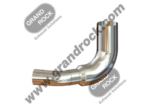 7"2-BEND OD/R5"ID PIPE RIGHT CHR
