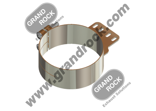 3" WIDE 7" KW 4-HOLE MOOUNT BRKT, S3 CHROME