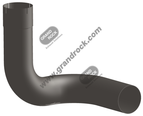 5" DOUBLE BEND 90 DEG/90 DEG W/WELD OD/ID ALZ