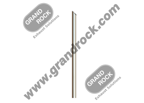 6" X 114" ANGLE CUT ID CHROME