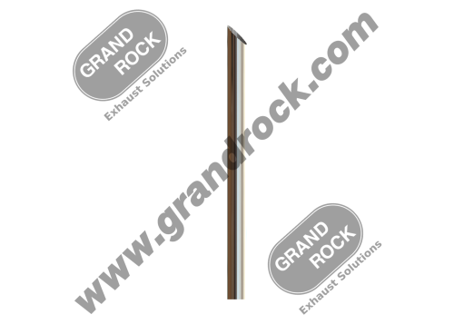 7" X 96" MITER, OD; CHROME