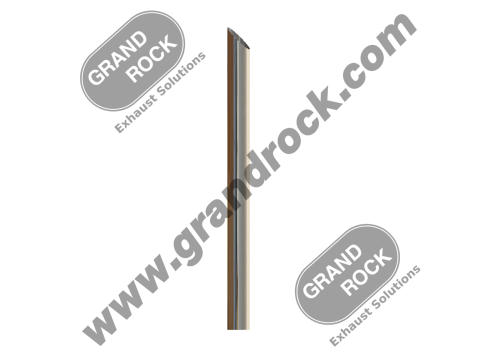 8" X 108" MITER CUT, OD; CHROME