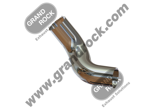 5"2-BEND OD/OD PIPE LEFT CHR