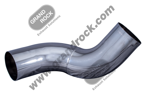 5"2-BEND OD/OD PIPE LEFT CHR