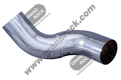 5"2-BEND OD/OD PIPE RIGHT CHR