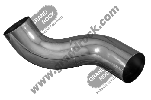 5"2-BEND OD/OD PIPE RIGHT CHROME