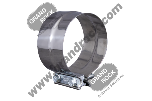 CLAMP,5" SS POLISHED PRE-FORM