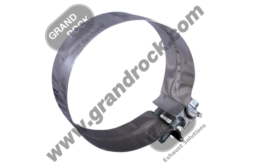 CLAMP,6" SS POLISHED PRE-FORM