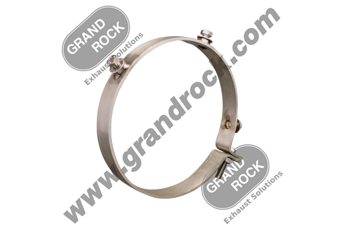 PIPE GUARD BRACKET, 7" 304 SS