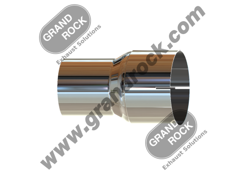 REDUCER,5"ID X 4"OD,CHROME