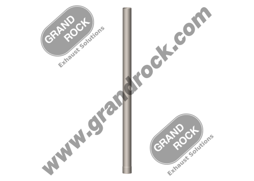 4"X77" STRAIGHT PIPE; ID/OD; 409ALZ SS