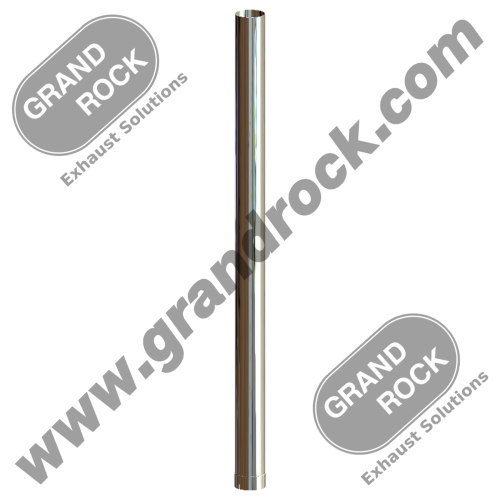 6" X 96" STRAIGHT CUT  ID  CHROME