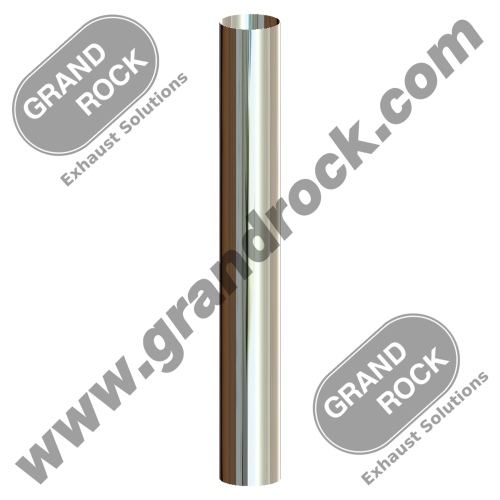 8" X 48" STRAIGHT, 8" OD; CHROME