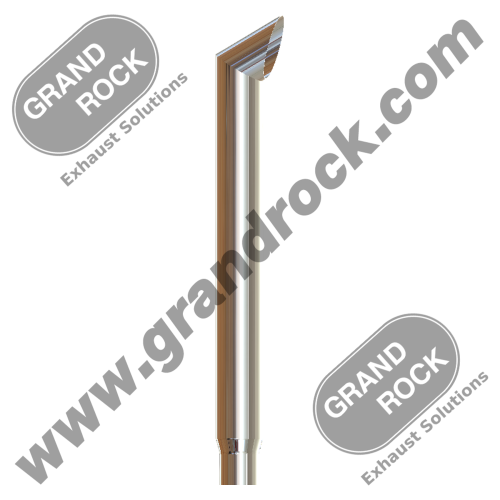 6" X 60" BRUTE, R5" OD; CHROME