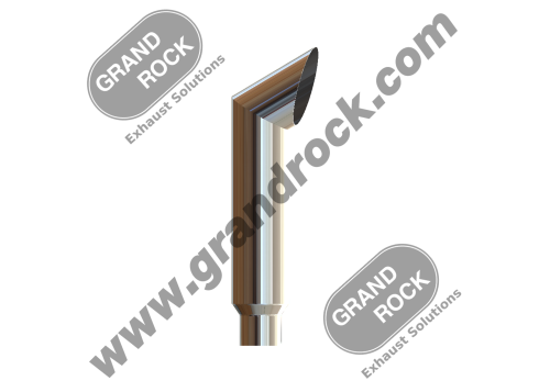 7"X36" BRUTE, R5" OD, CHROME