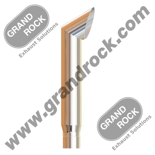 7" X 48" BRUTE, R5" OD; CHROME