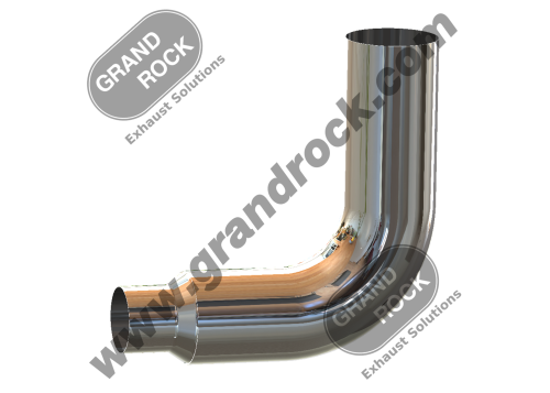 ELBOW,7" 90DEG,24X24 R5"OD CHR