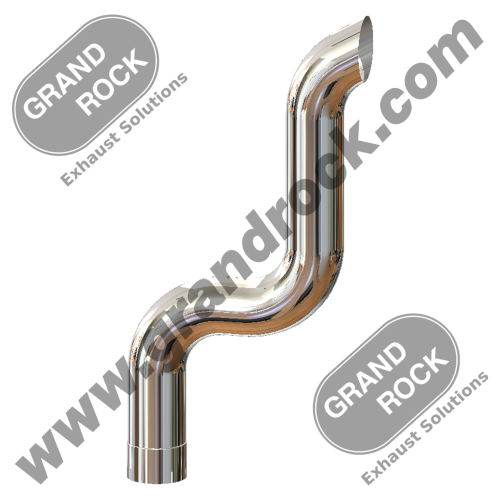 DUMP STACK 18/19/29  CHROME 5" ID