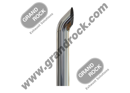 8" X 48" WEST COAST CURVE, OD CHR