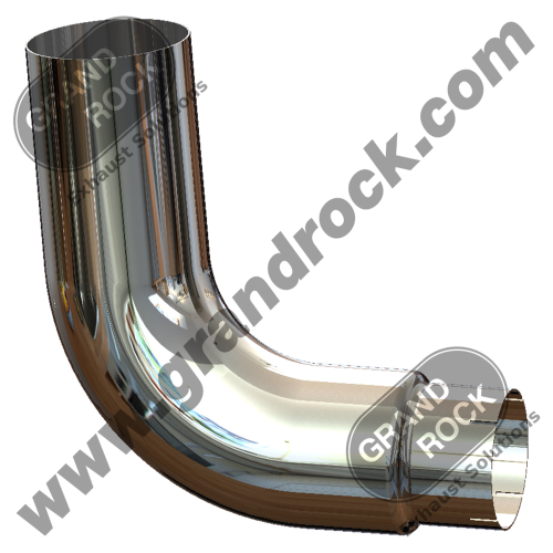 ELBOW,6"90DEG OD/R5"ID CHR