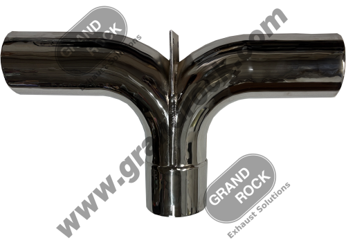 5"2-BEND ID/OD/OD Y-PIPE PLT CHR