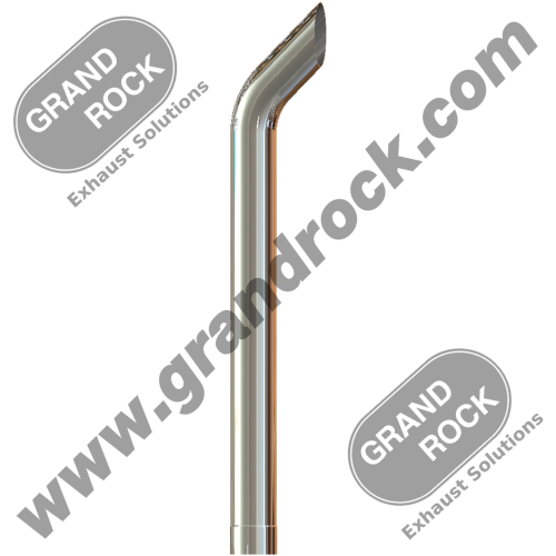 5" X 60" BULLHORN ID CHROME