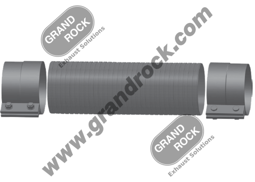 4"X18 FLEX PIPE GALV KIT