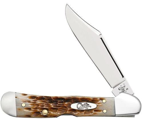 Case Mini Copperlock Amber Bone Peach Seed Jig (61749L)
