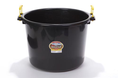 Muck Tub Black 70 Qt