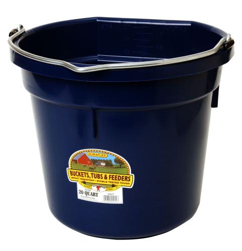 Bucket  Flat Back Navy 20 Qt