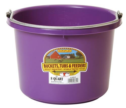 Bucket  Plastic 8Qt. Purple