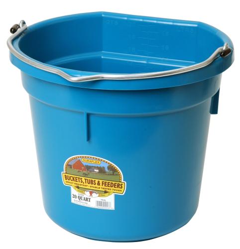 Bucket  Flat Back Teal 20 Qt