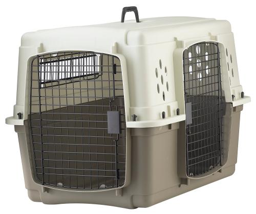 Pet Crate Plastic Dbl Door Med