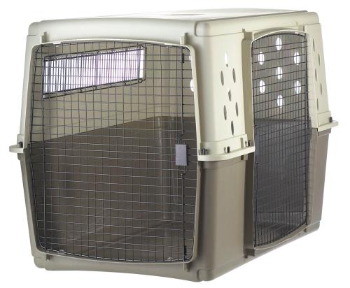 Pet Crate Plastic Dbl Door Gnt