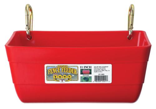 Red Fence Feeder 11"