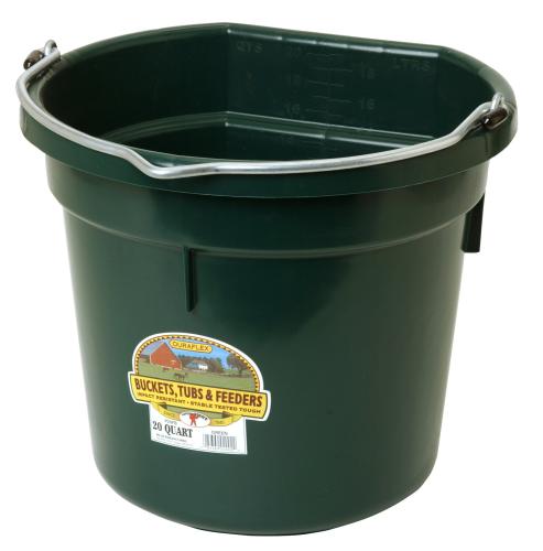 Bucket  Flat Back Green 20 Qt