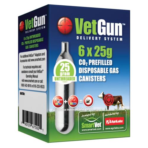 Vetgun 6 X 25G Co2