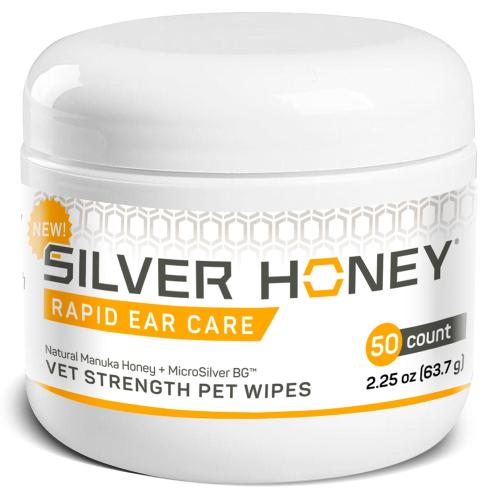 Silver Honey Ear Care Wipes 50Ct